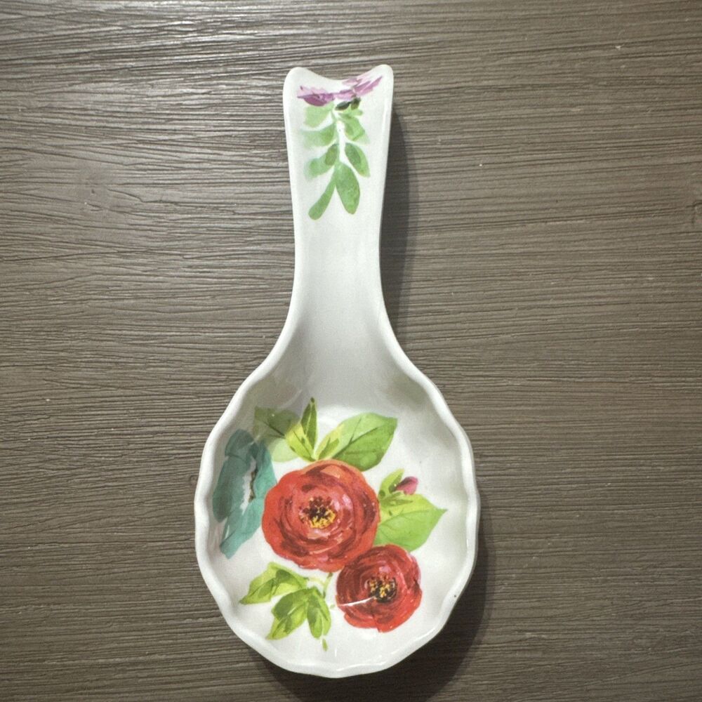The Pioneer Woman Clara Floral Spoon Rest